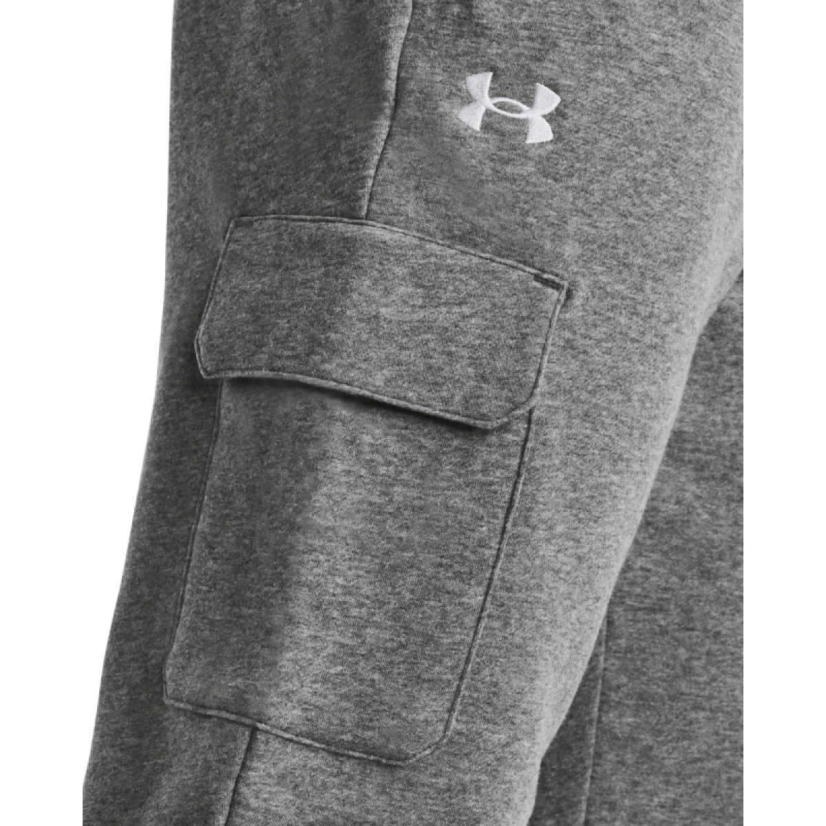 Pánske zateplené tepláky UNDER ARMOUR UA Rival Fleece Cargo Jogger-GRY · záber 4