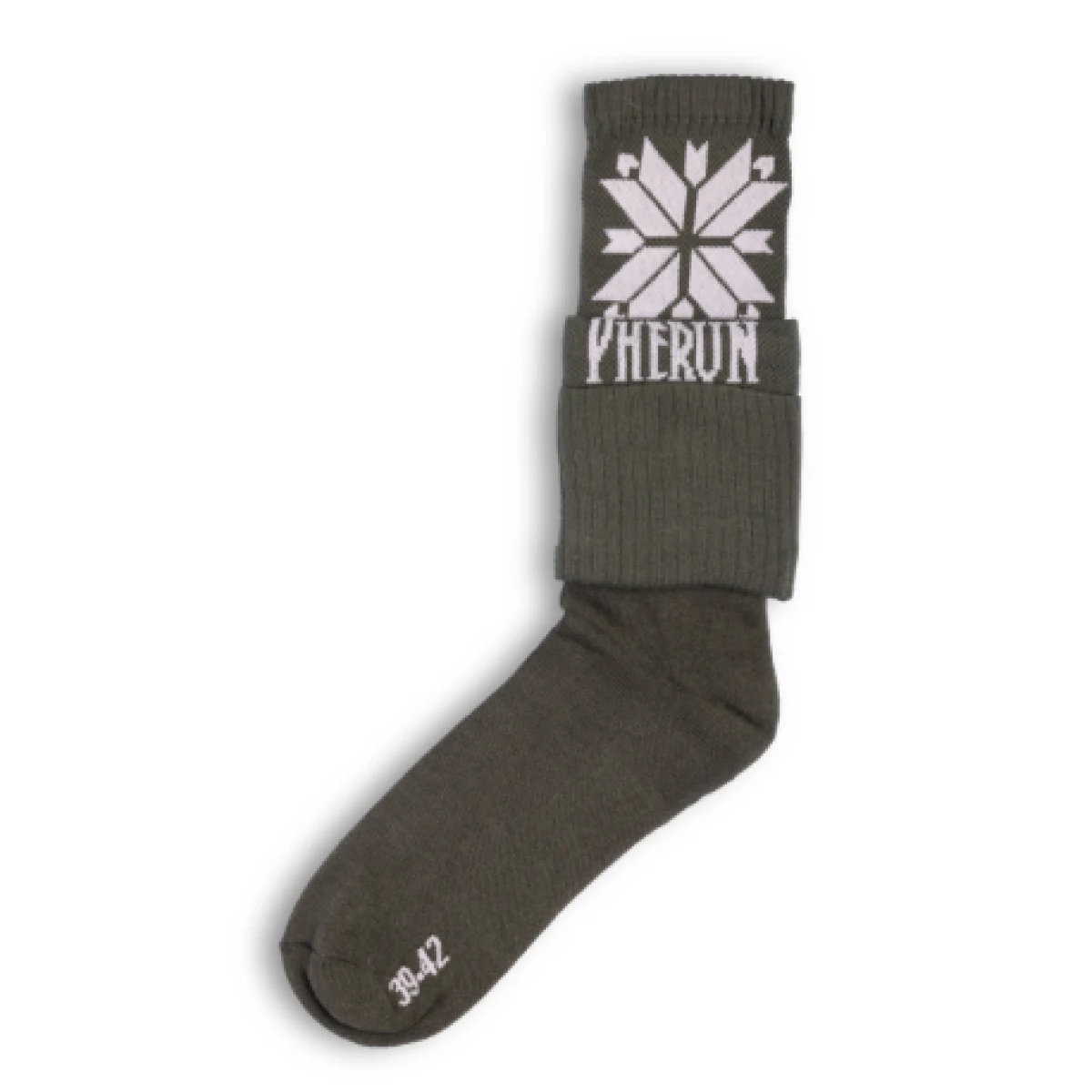 Turistické ponožky PHERUN Forest Green Retro · záber 1