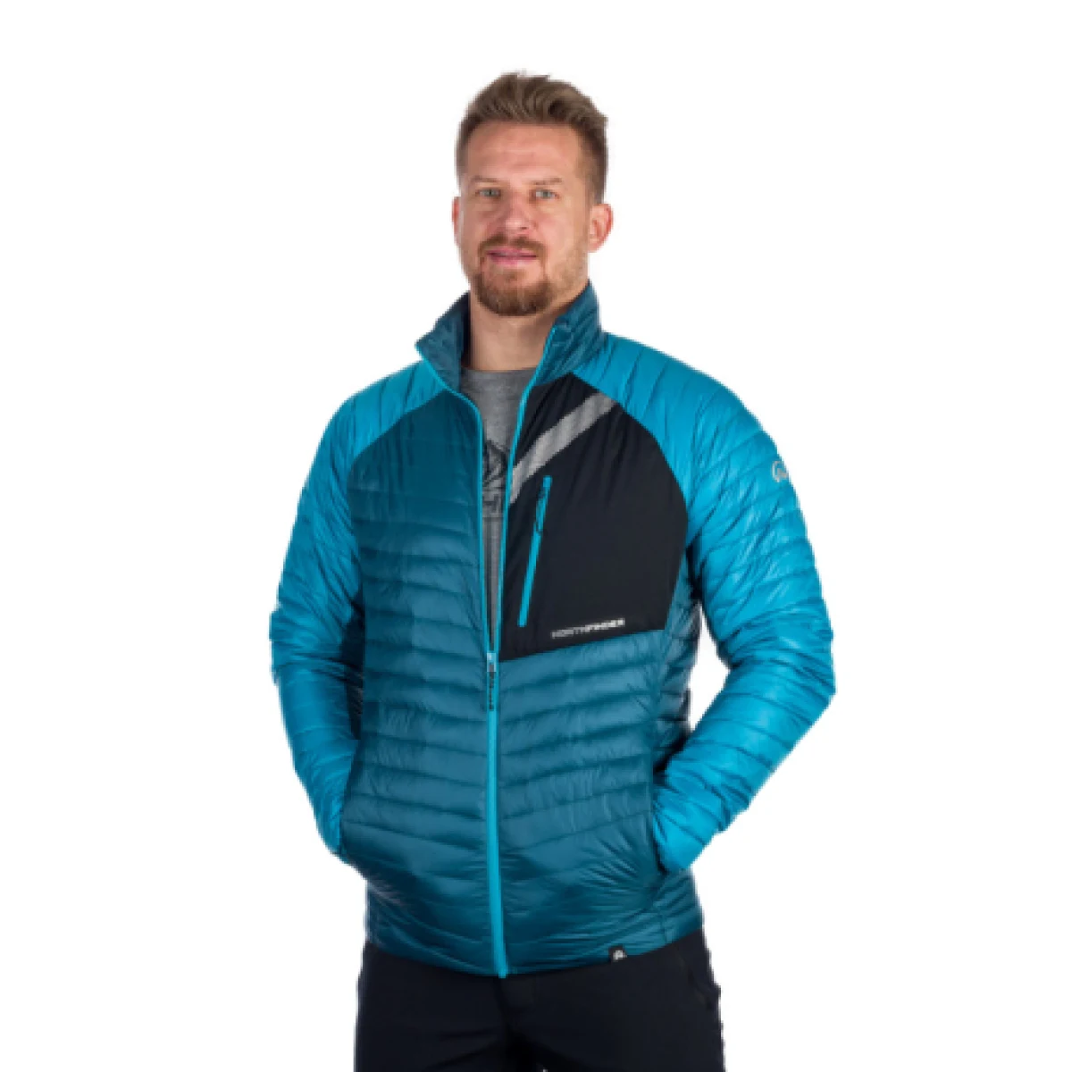 Pánska turistická bunda NORTHFINDER WILLARD-526-inkblue · záber 1