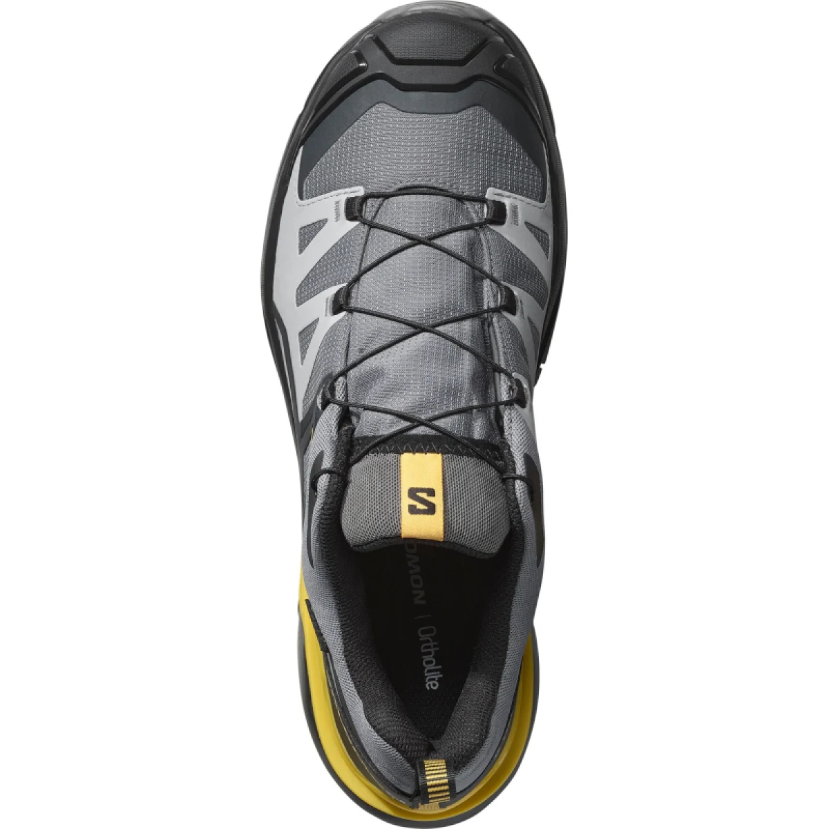 Pánska nízka turistická obuv SALOMON X Ultra 360 GTX M castlerock black spicy mustard · záber 4