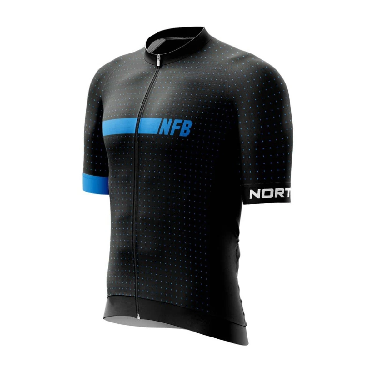 Pánsky cyklistický dres s krátkym rukávom NORTHFINDER GERARDO Black 271 · záber 5
