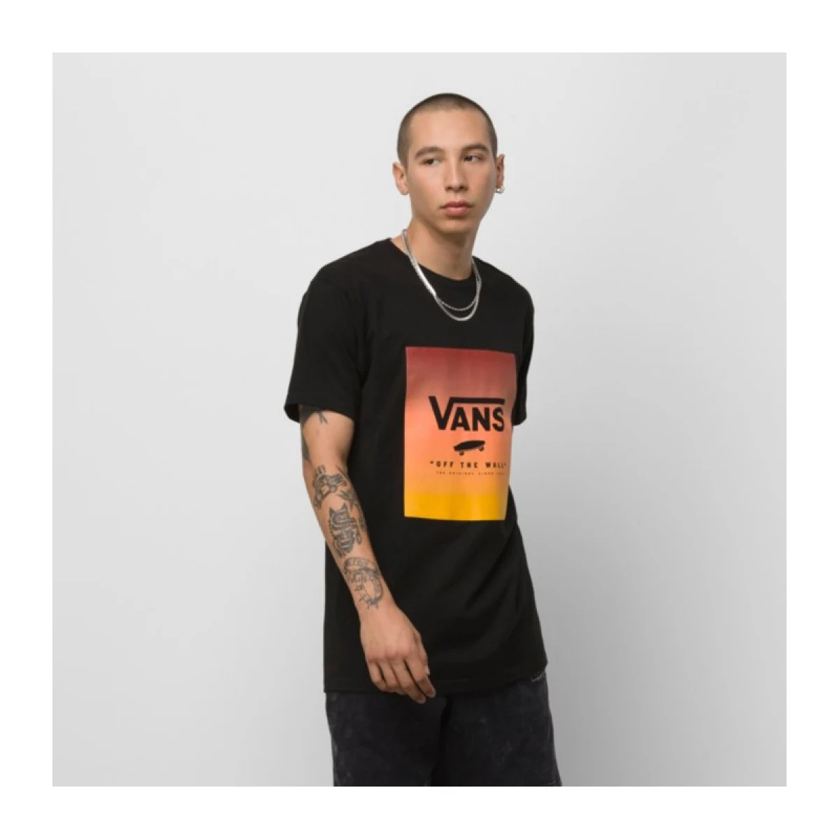 Pánske tričko s krátkym rukávom VANS MN CLASSIC PRINT BOX Black · záber 2