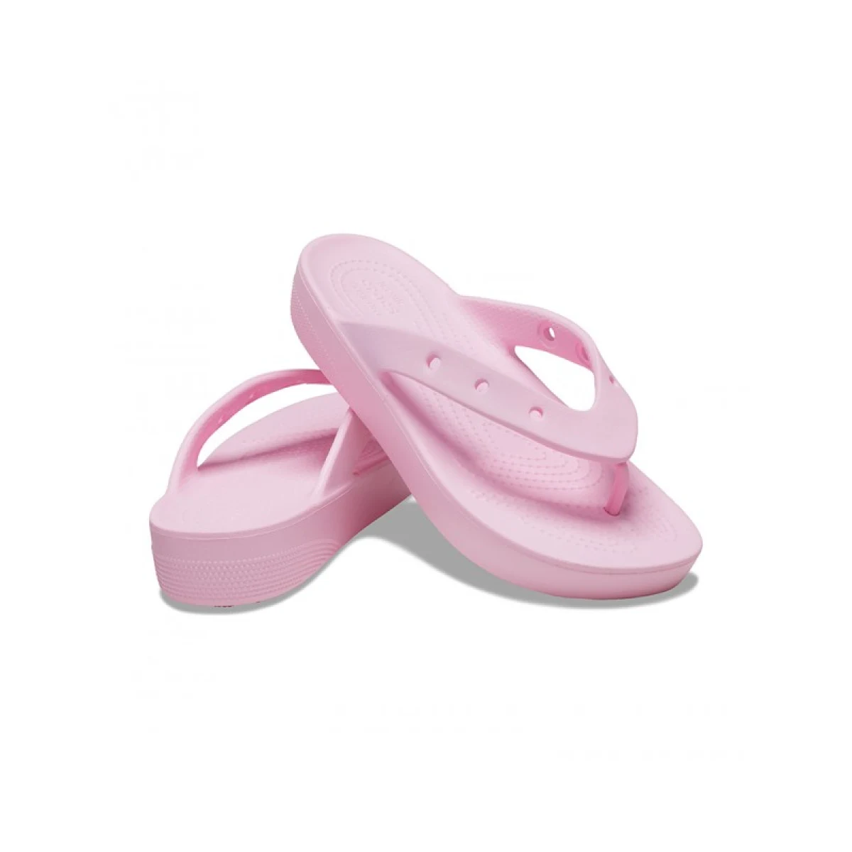 Dámske žabky (plážová obuv) CROCS Classic Platform Flip W flamingo · záber 4