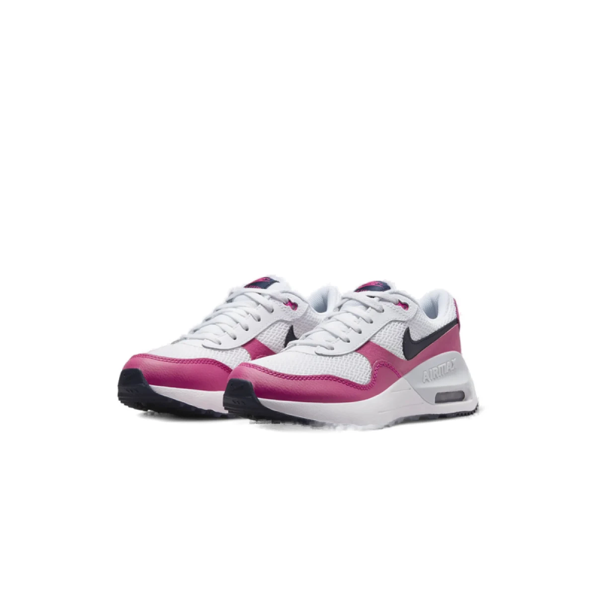 Dievčenská rekreačná obuv NIKE Air Max SYSTM Jr white obsidian fierce pink platinum · záber 3