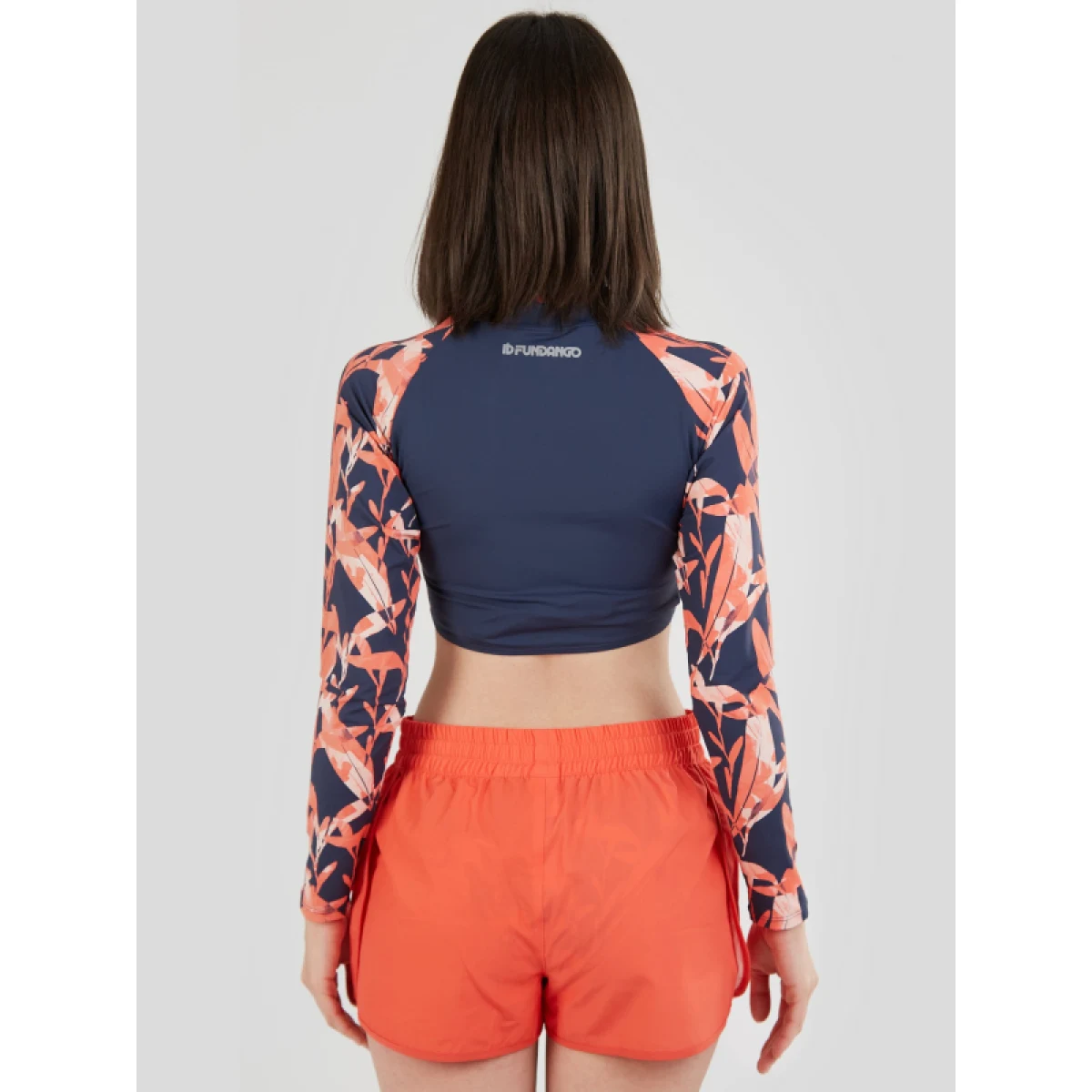 Dámske tričko na kúpanie FUNDANGO Amelia Surf Top-354-sugar coral · záber 3