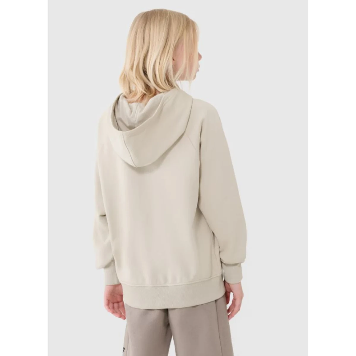 Chlapčenská mikina s kapucňou 4F JUNIOR SWEATSHIRT M1712-12S-CREME · záber 4