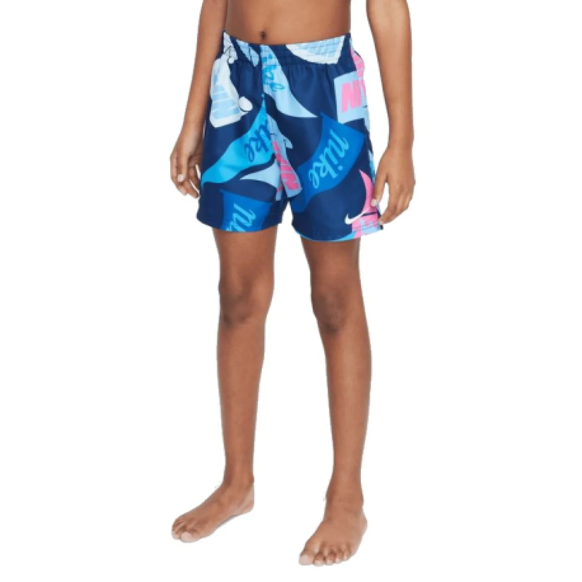 Chlapčenské plavky NIKE SWIM TOSSED FLAGS 4 inch MIDNIGHT N-MIDNIGHT NAVY · záber 1
