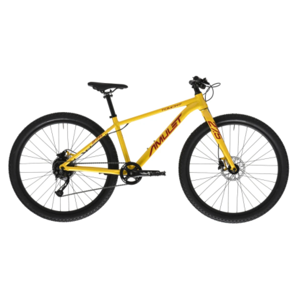 Juniorský horský bicykel AMULET 27,5 Tomcat 1.9 SH, lemon chrome red · záber 1