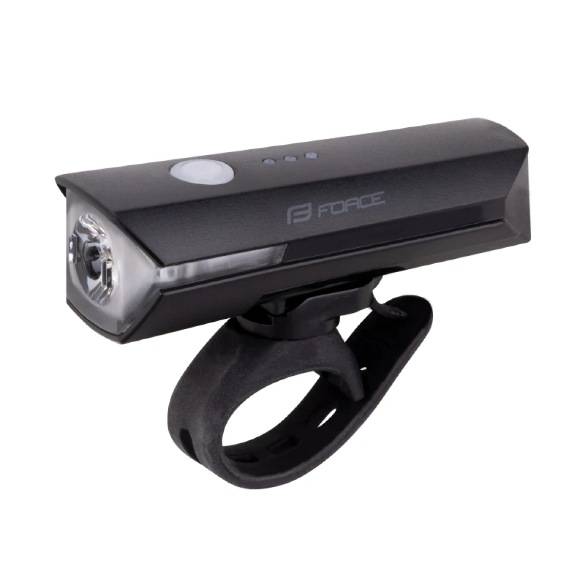 Svetlo na bicykel FORCE FLUX 550LM USB · záber 2