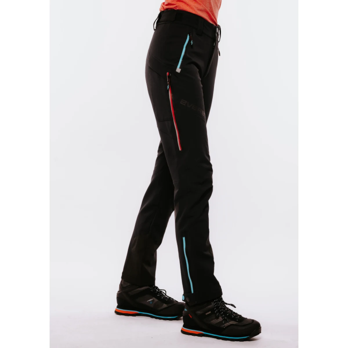 Dámske nohavice na skialp EVERETT SkiTour pants II W black · záber 4