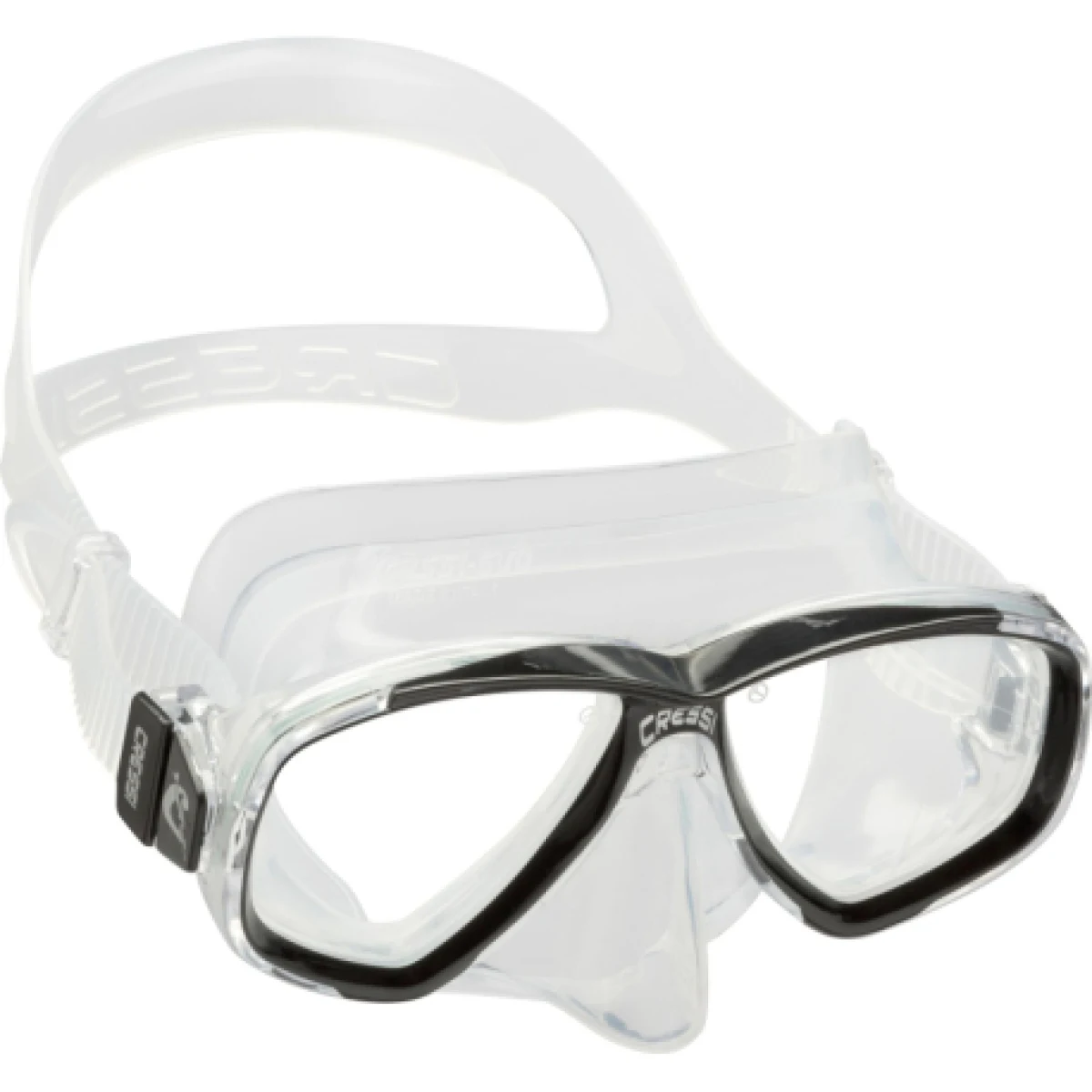 Potápačská maska CRESSI PERLA MASK CLEAR BLACK · záber 1