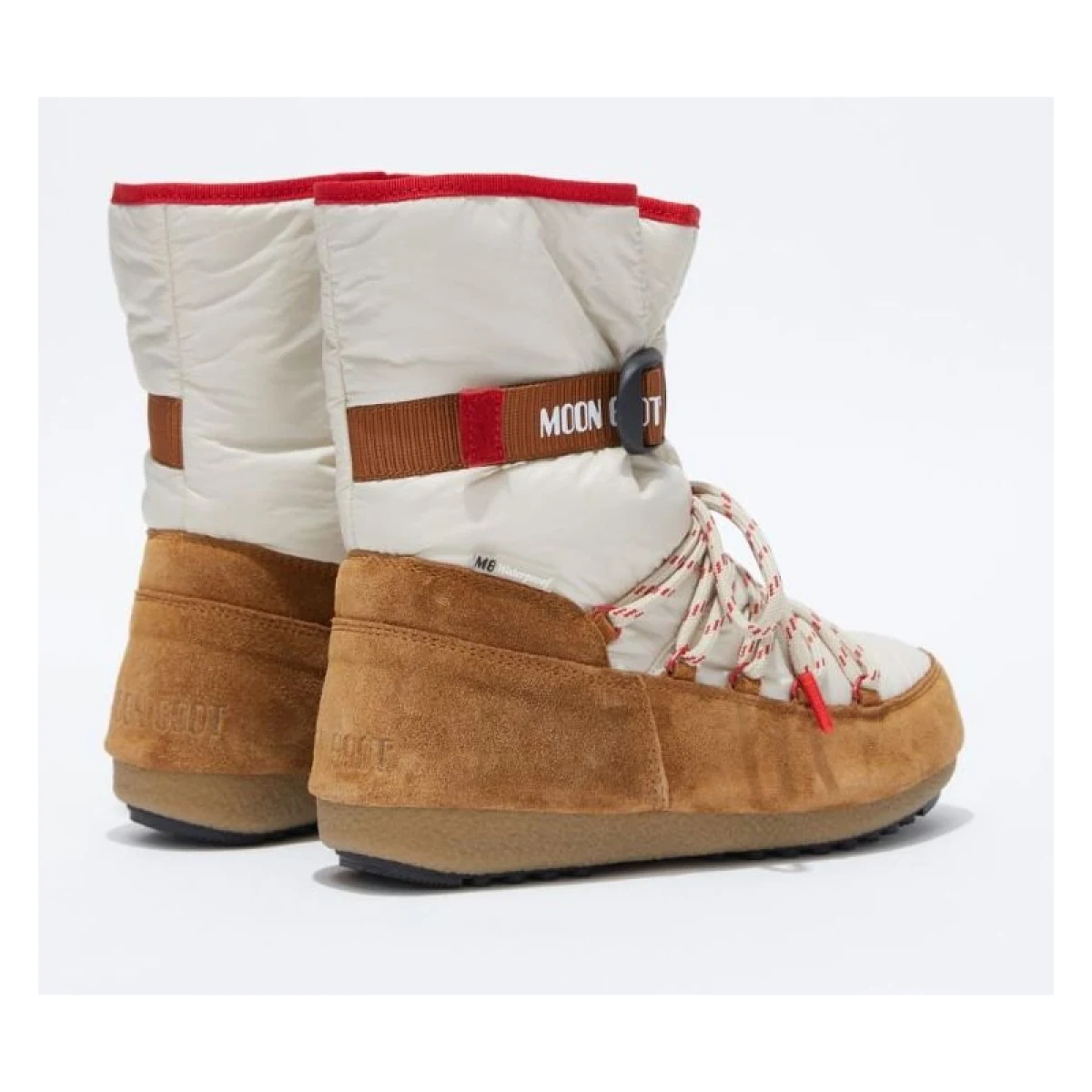 Dámske vysoké zimné topánky MOON BOOT LOOP SUEDE, 001 cognac sand red · záber 3