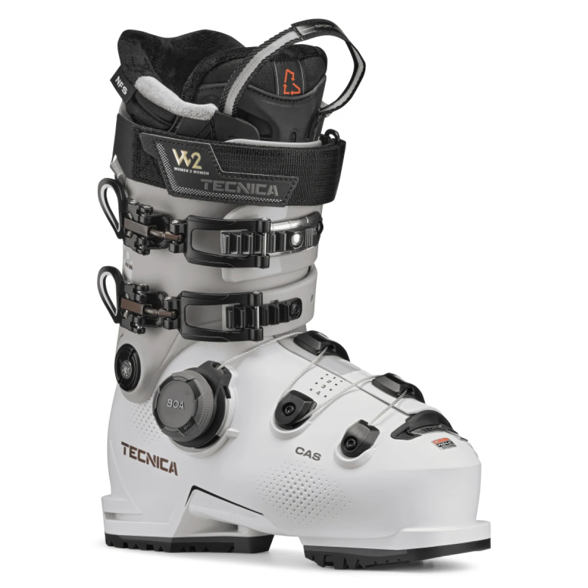 Dámske lyžiarky na zjazdovku - on piste TECNICA Mach BOA HV 95 W GW, cold white · záber 3