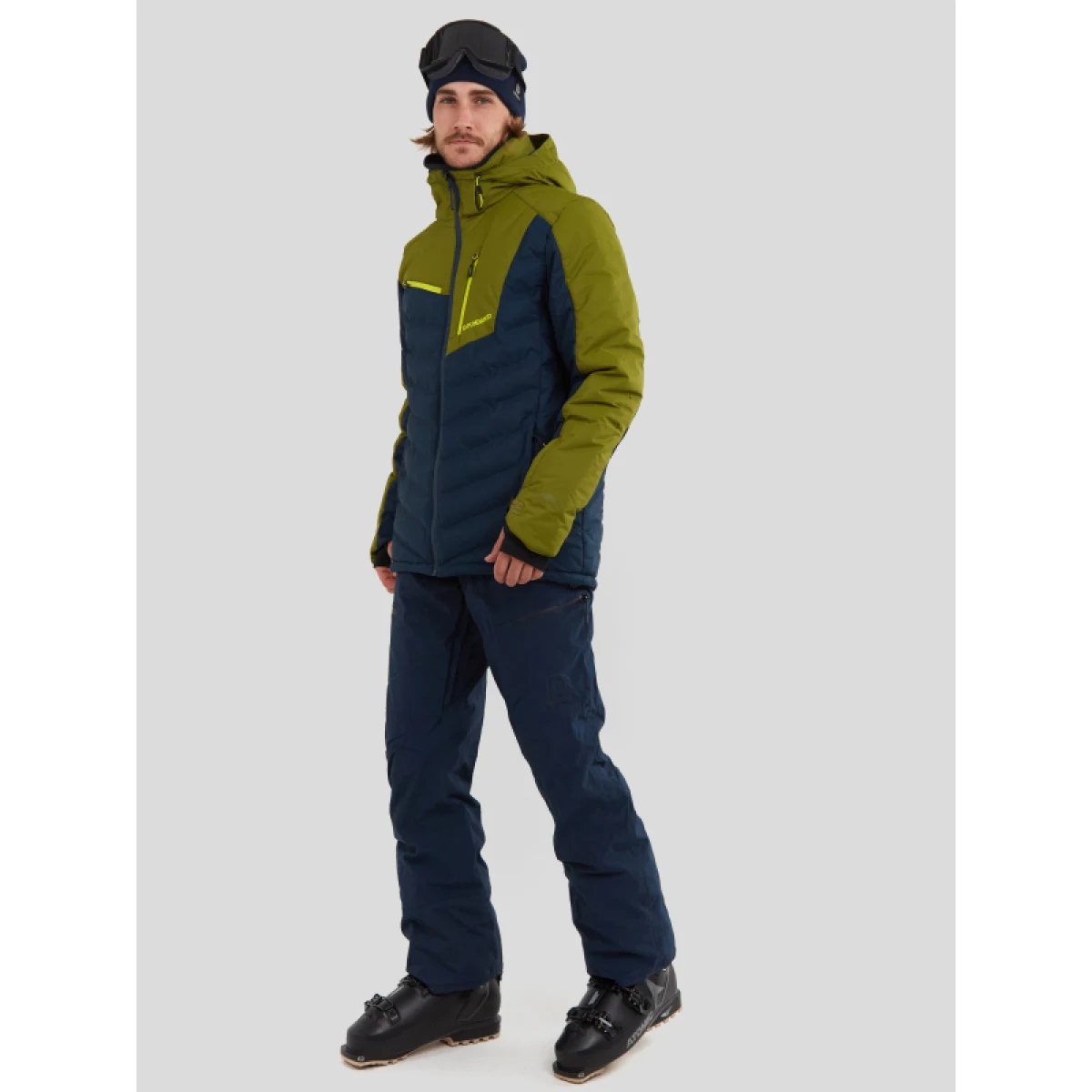 Pánska lyžiarska bunda FUNDANGO Willow Padded Jacket-565-moss · záber 4