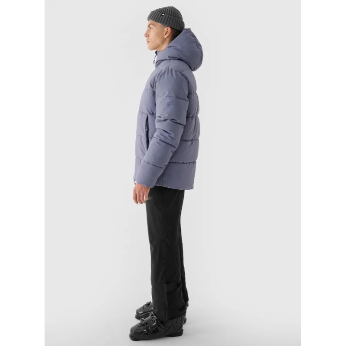 Pánska lyžiarska bunda 4F TECHNICAL JACKET-WAW24TTJAM580-32S-DENIM · záber 5