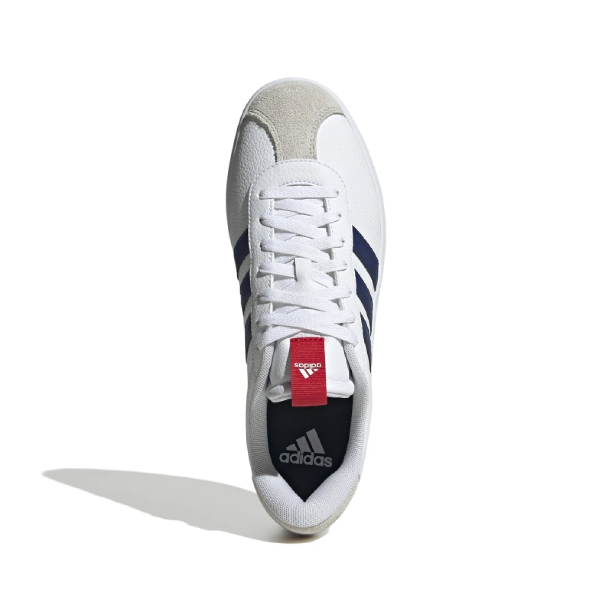 Pánska vychádzková obuv ADIDAS VL Court 3.0 cloud white dark blue better scarlet · záber 4