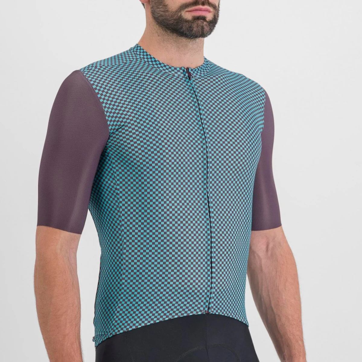 Pánsky cyklistický dres s krátkym rukávom SPORTFUL Checkmate jersey, huckleberry blue radiance · záber 4