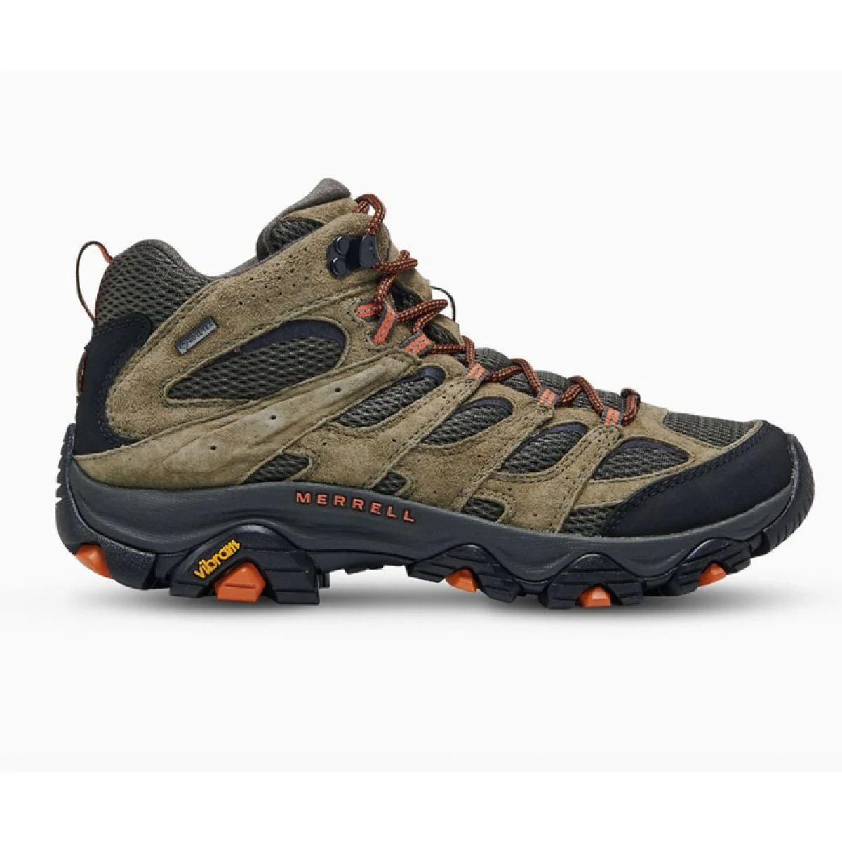 Pánska členková turistická obuv MERRELL Moab 3 Mid GTX M olive · záber 2