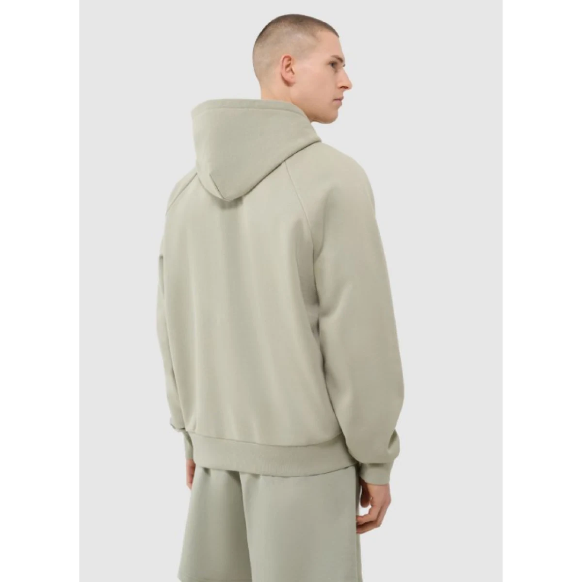 Mikina s kapucňou 4F SWEATSHIRT U1547-44S-OLIVE · záber 3