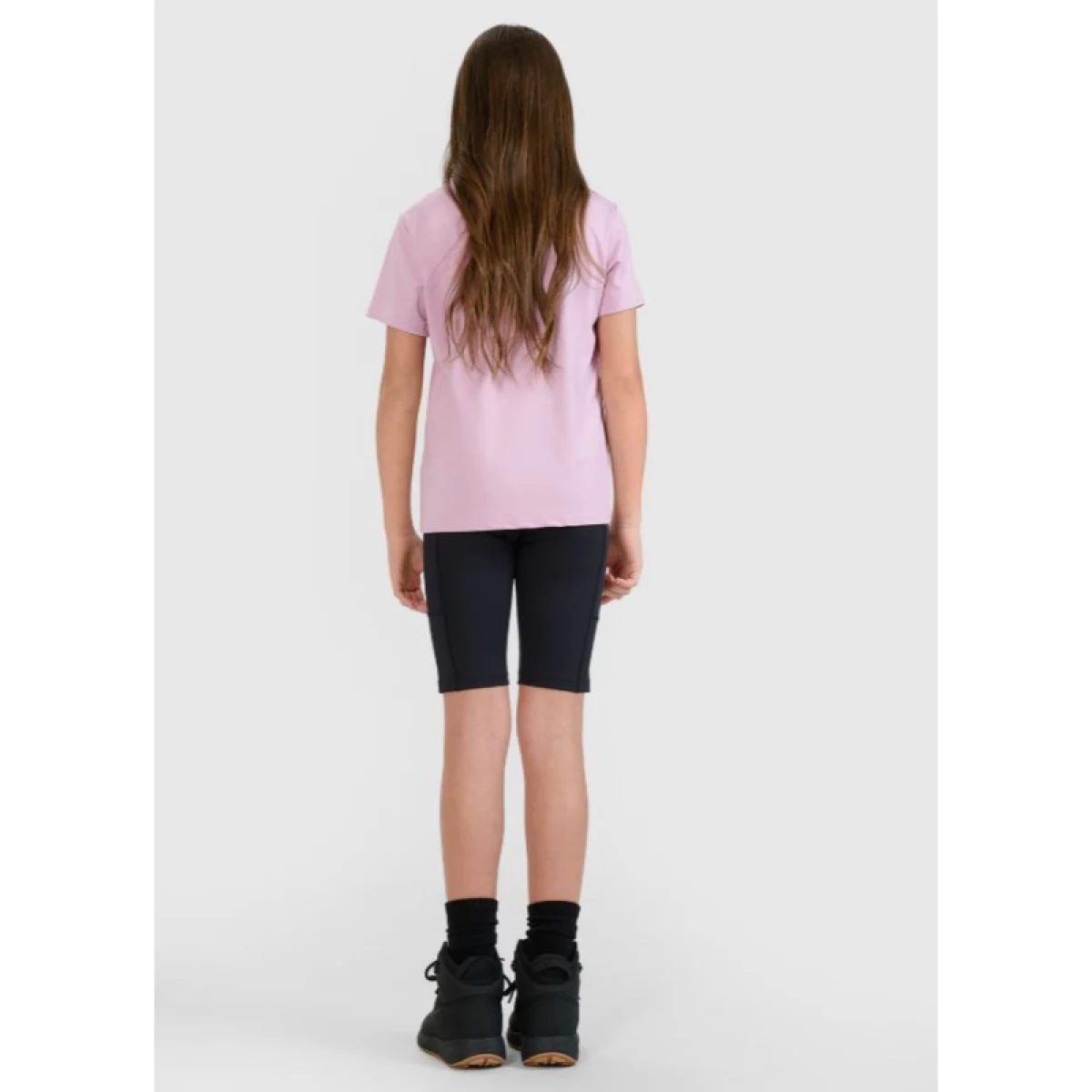 Dievčenské tréningové kraťasy 4F JUNIOR SHORTS FNK F0857-20S-DEEP BLACK · záber 4