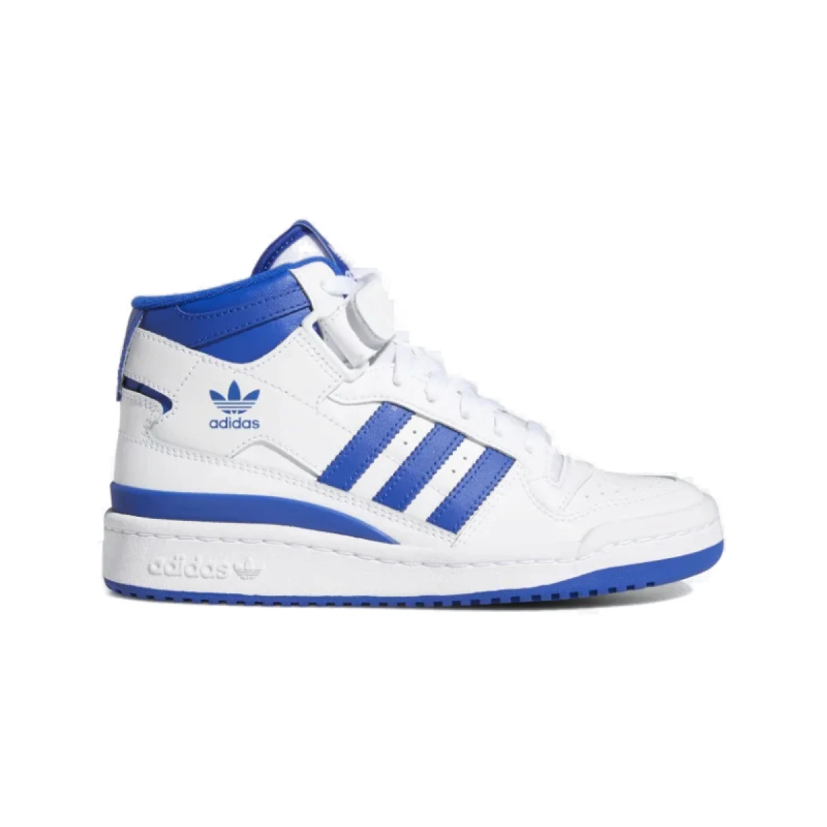 Chlapčenská vychádzková obuv ADIDAS ORIGINALS Forum Mid cloud white royal blue cloud white · záber 2