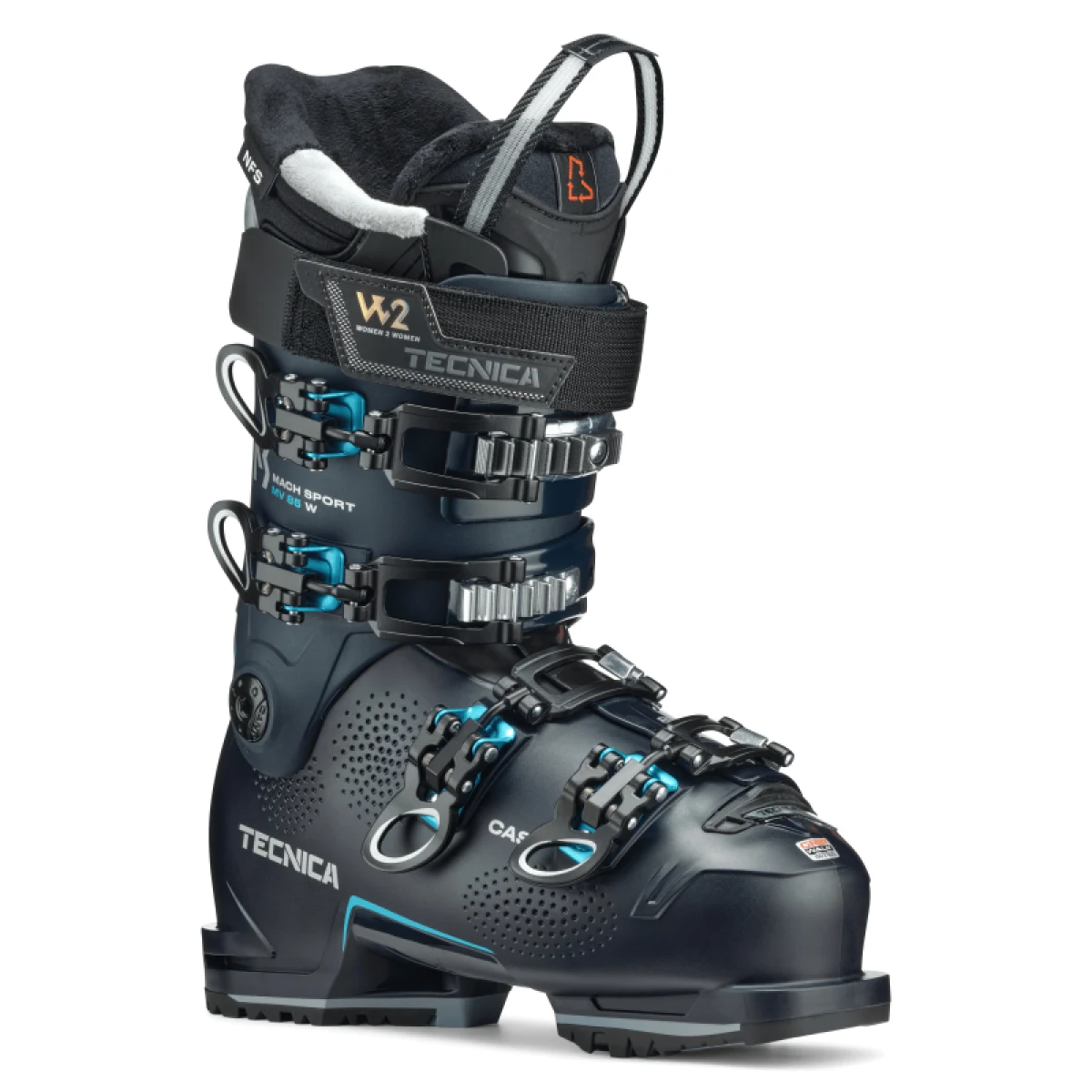 Dámske lyžiarky na zjazdovku - on piste TECNICA Mach Sport MV 85 W GW, ink blue · záber 2