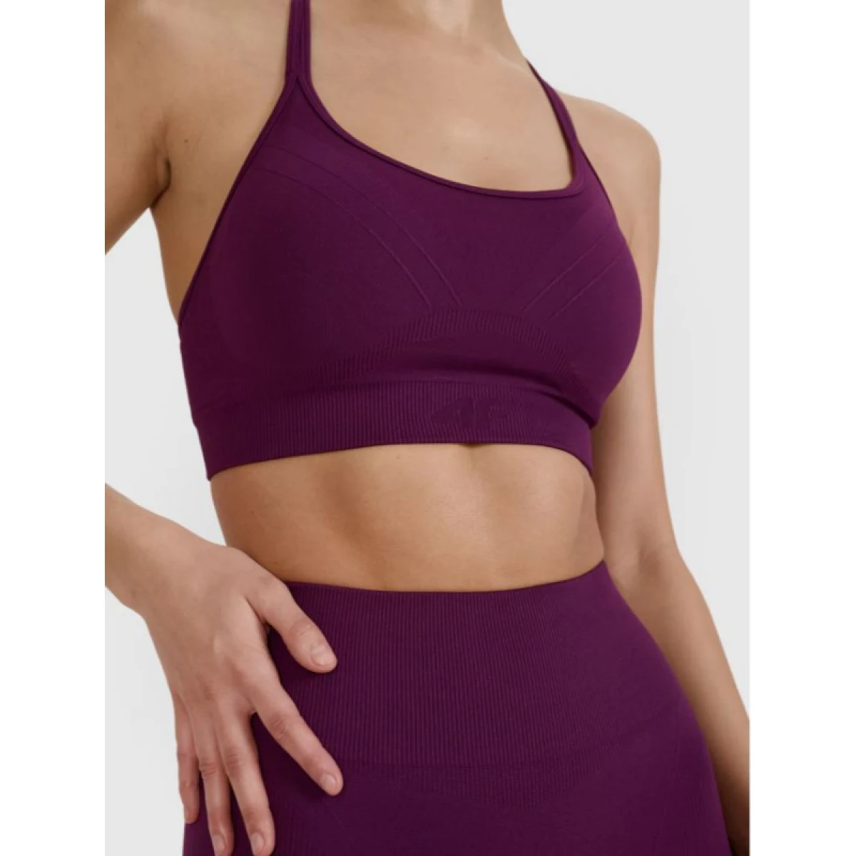 Dámska tréningová športová podprsenka 4F SPORT BRA F166-50S-DARK VIOLET · záber 2