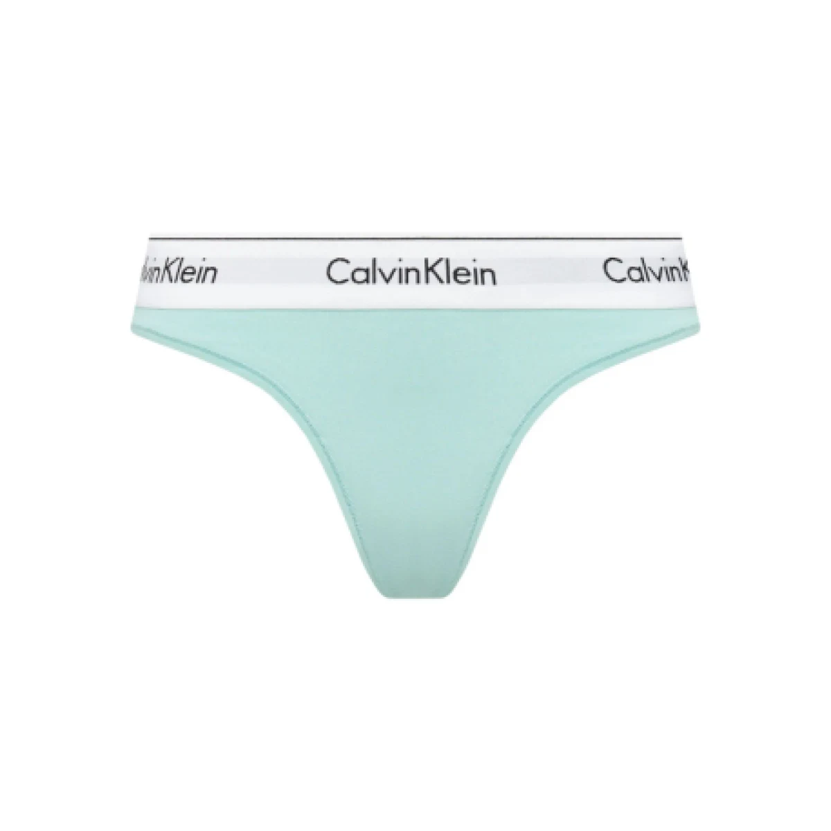 Dámske nohavičky CALVIN KLEIN THONG-Beau Blue · záber 1