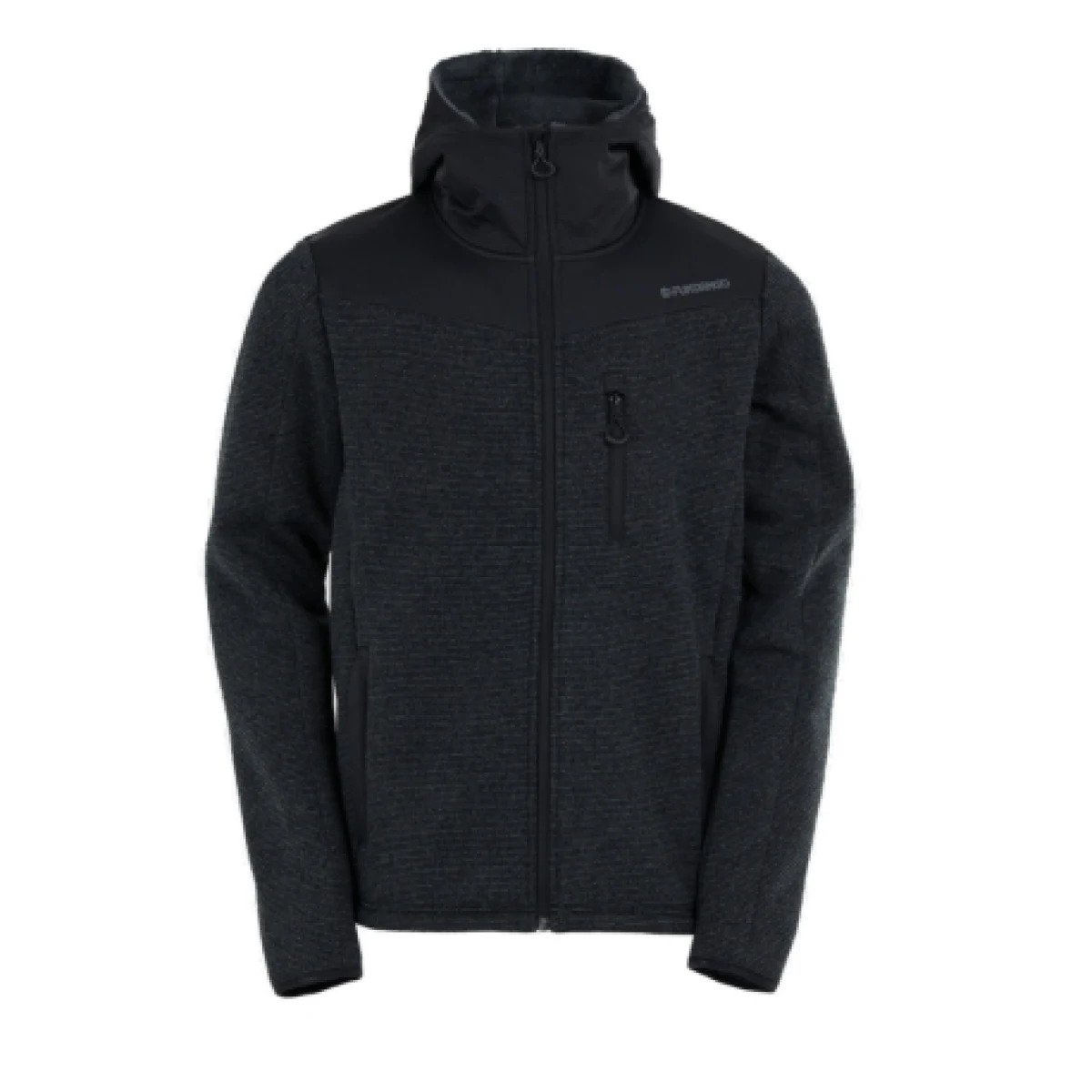 Pánska mikina so zipsom FUNDANGO Ashford Insulated Fleece Jacket-780-antracit · záber 1