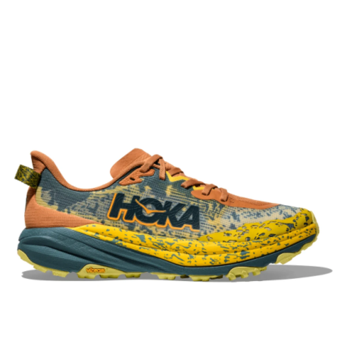 Pánska bežecká trailová obuv HOKA Speedgoat 6 terra cotta mountain fog · záber 1