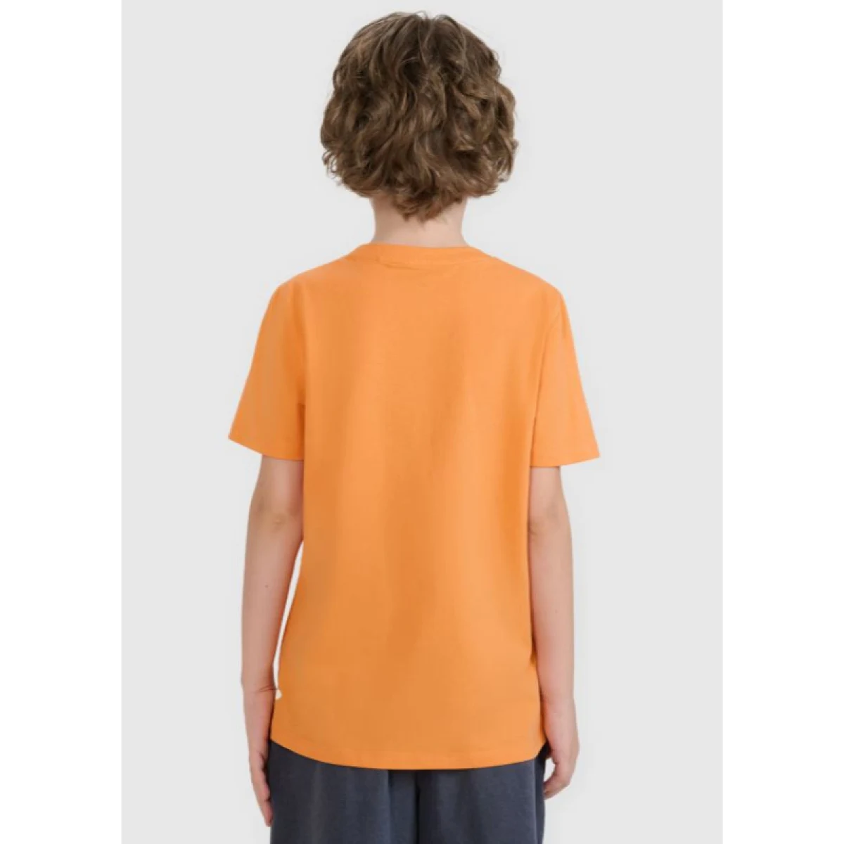 Chlapčenské tričko s krátkym rukávom 4F JUNIOR TSHIRT M2185-70S-ORANGE · záber 3