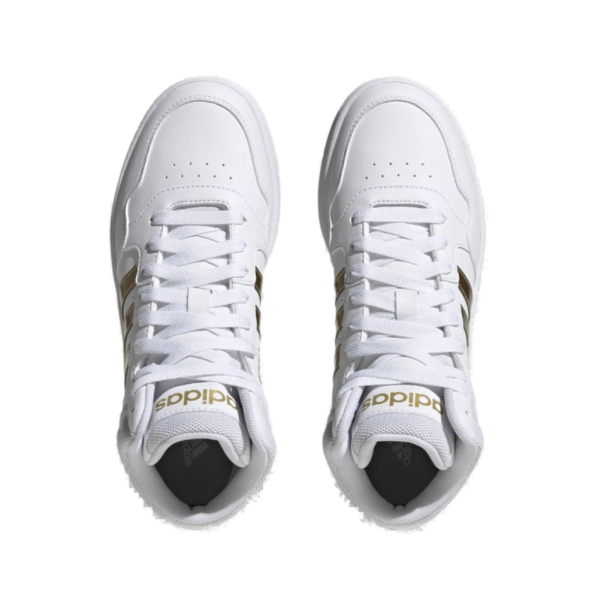 Dámska rekreačná obuv ADIDAS Hoops 3.0 Mid cloud white cloud white grey two · záber 3