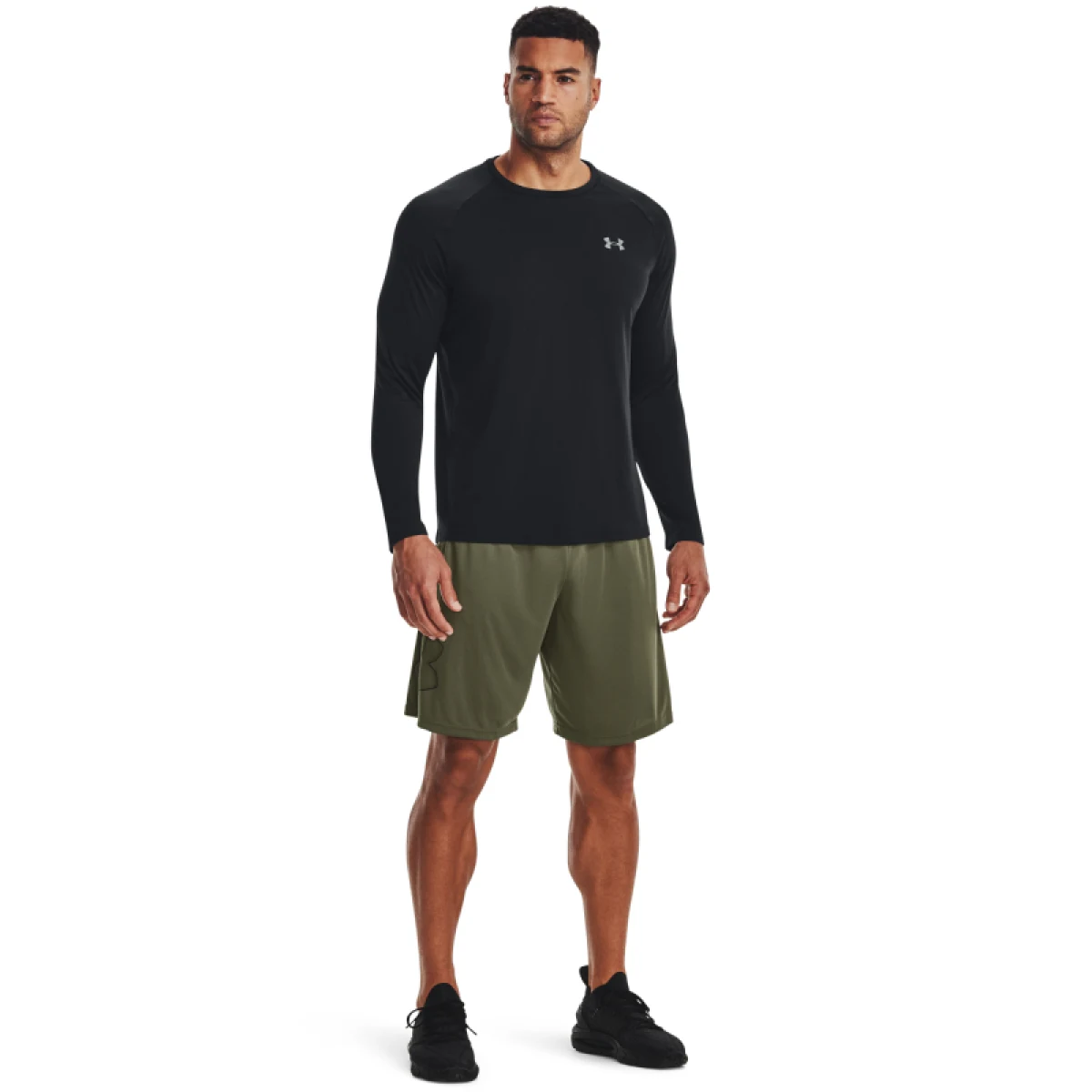 Pánske tréningové kraťasy UNDER ARMOUR UA TECH GRAPHIC SHORT-GRN · záber 3