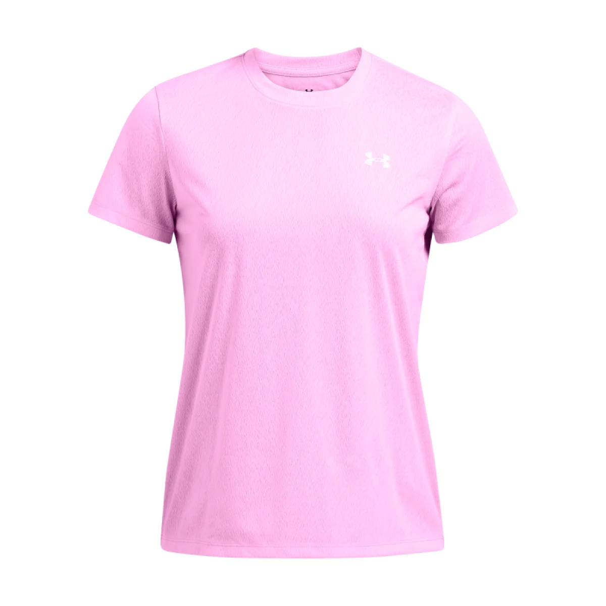 Dámske tréningové tričko s krátkym rukávom UNDER ARMOUR Tech Riddle SSC-PNK · záber 4