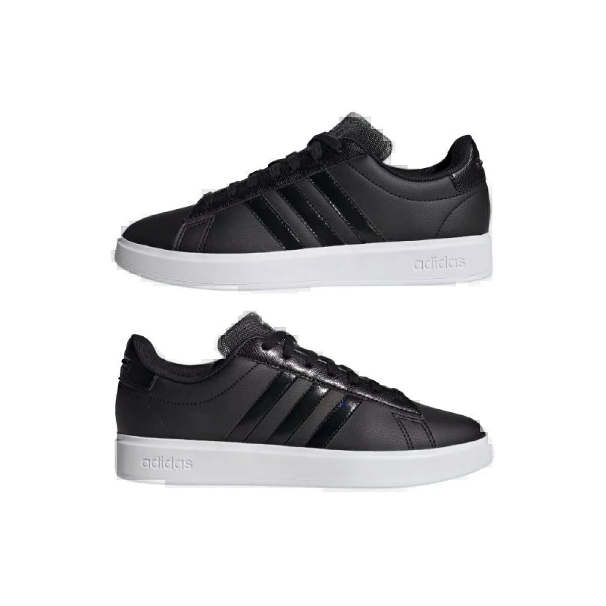 Dámska rekreačná obuv ADIDAS Grand Court 2.0 core black core black silver metallic · záber 5