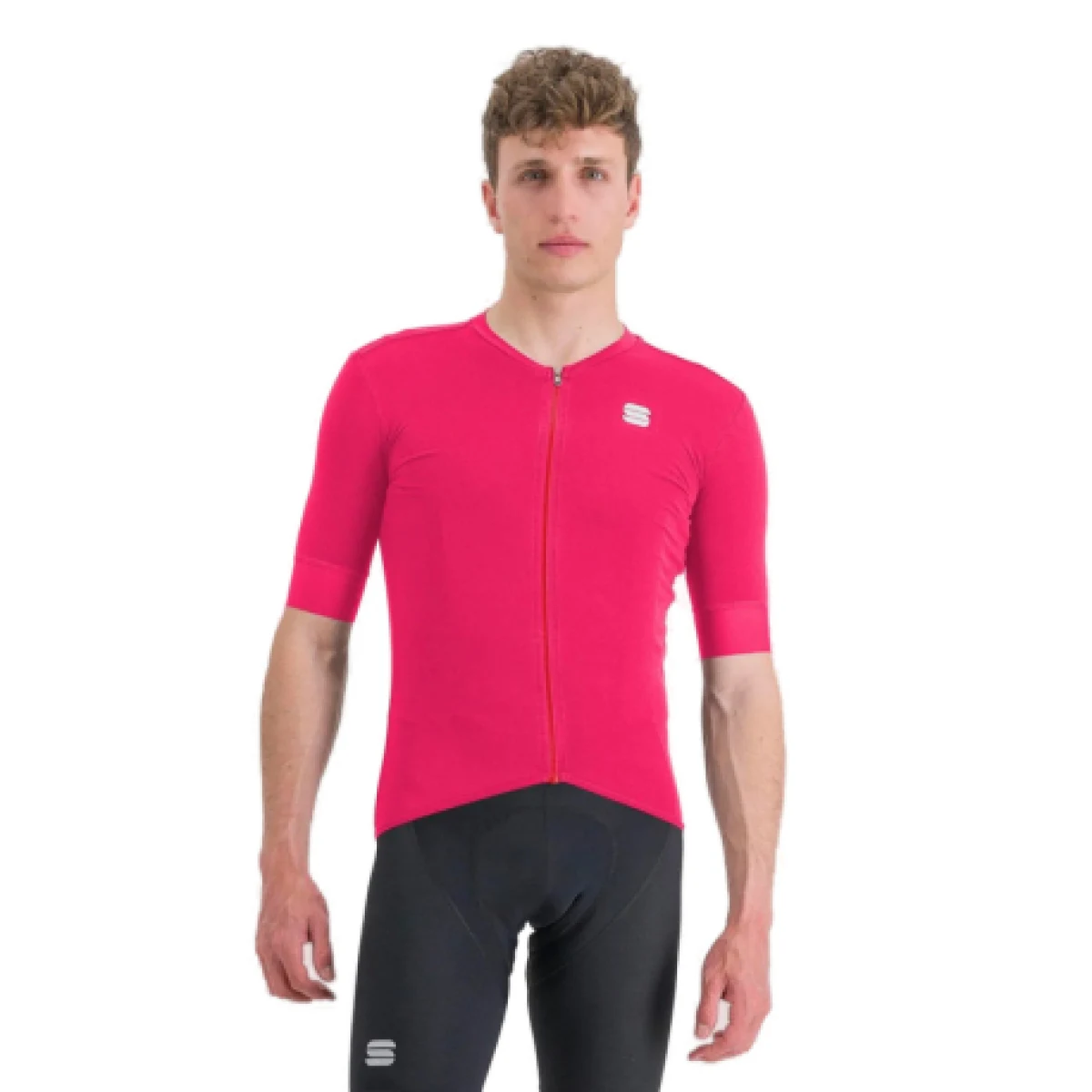 Pánsky cyklistický dres s krátkym rukávom SPORTFUL Monocrom jersey, pompelmo · záber 1