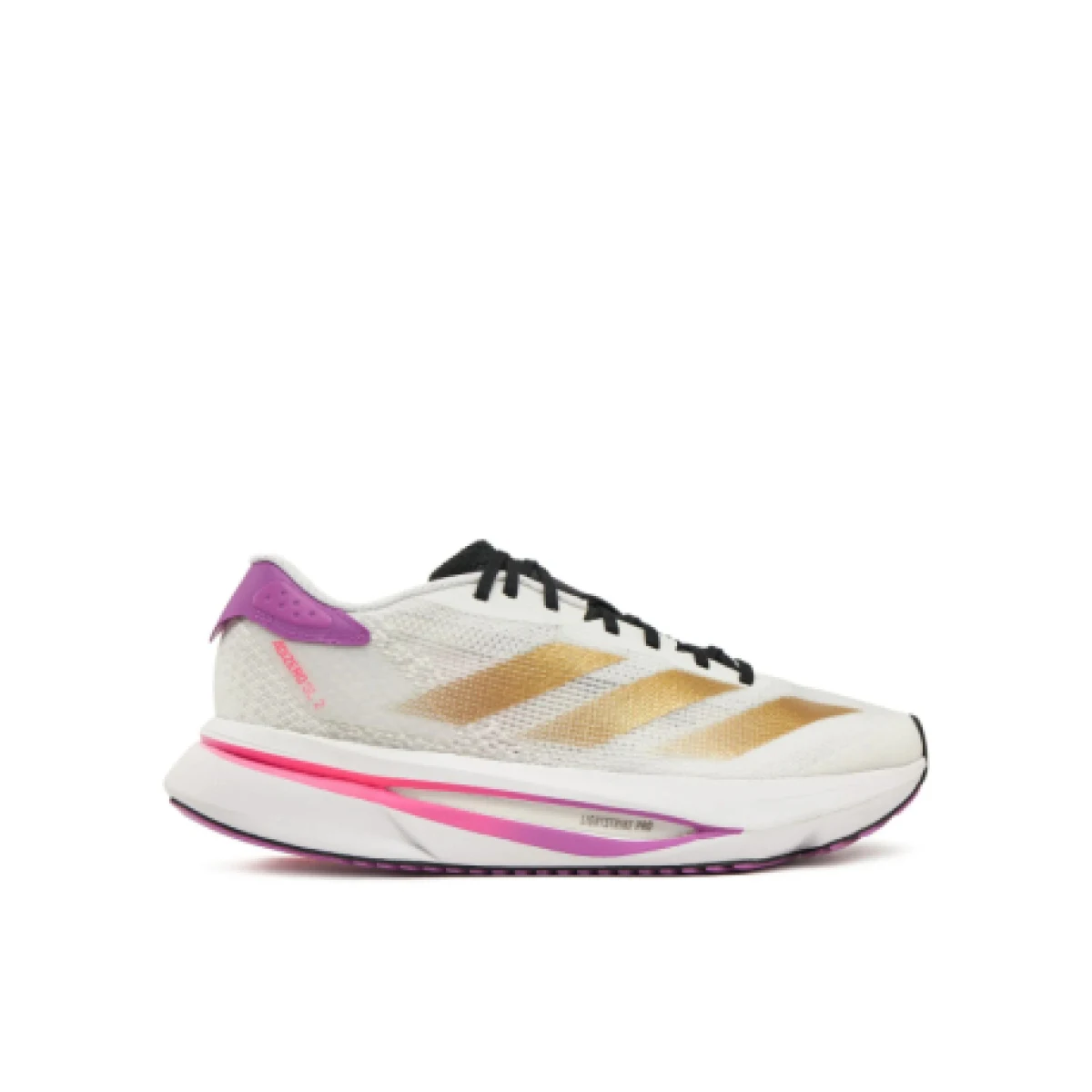 Dámska bežecká obuv ADIDAS Adizero SL2 W cloud white gold metalic purple burst · záber 1