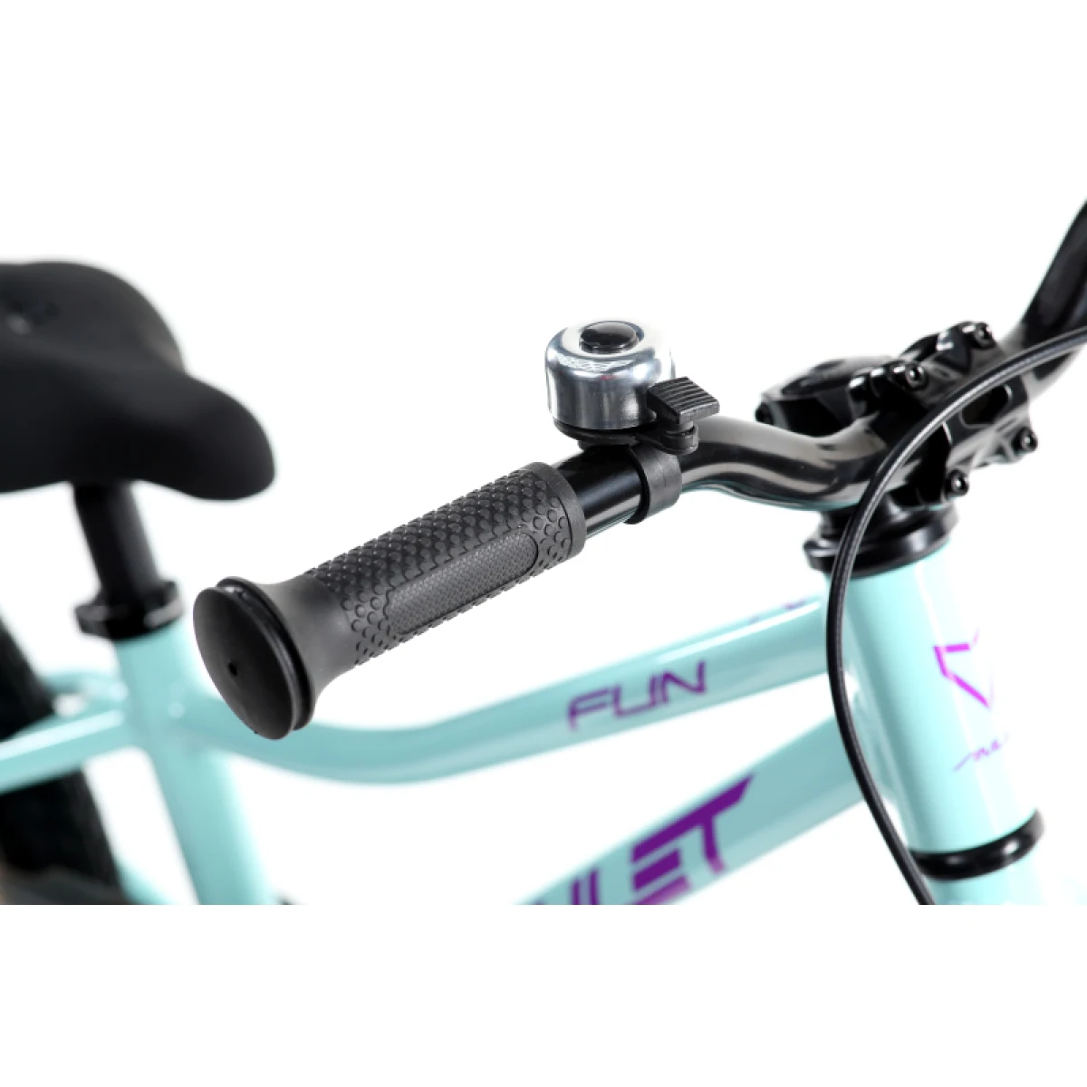 Dievčenský horský bicykel AMULET 16 Fun, celeste blue purple - Veľkosť: 16 | Hmotnosť: 7,2 kg · záber 3