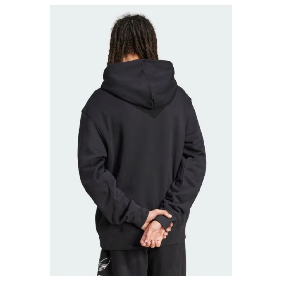 Pánska mikina s kapucňou ADIDAS ORIGINALS OUTL TREF HDY-BLACK · záber 3