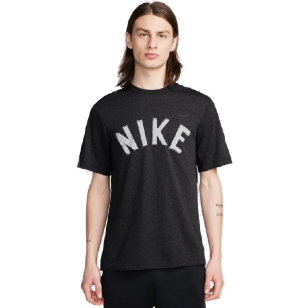 Pánske tričko s krátkym rukávom NIKE M NK DF PRIMARY SWOOSH TOP SS-010 BLACK · záber 1