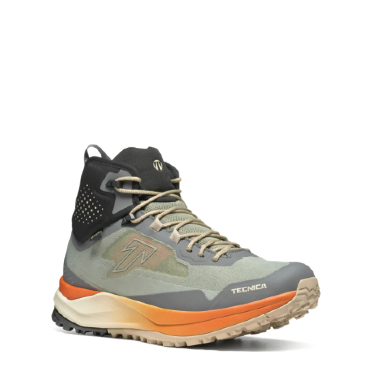 Pánska členková turistická obuv TECNICA Spark S MID GTX, green burnt orange · záber 1