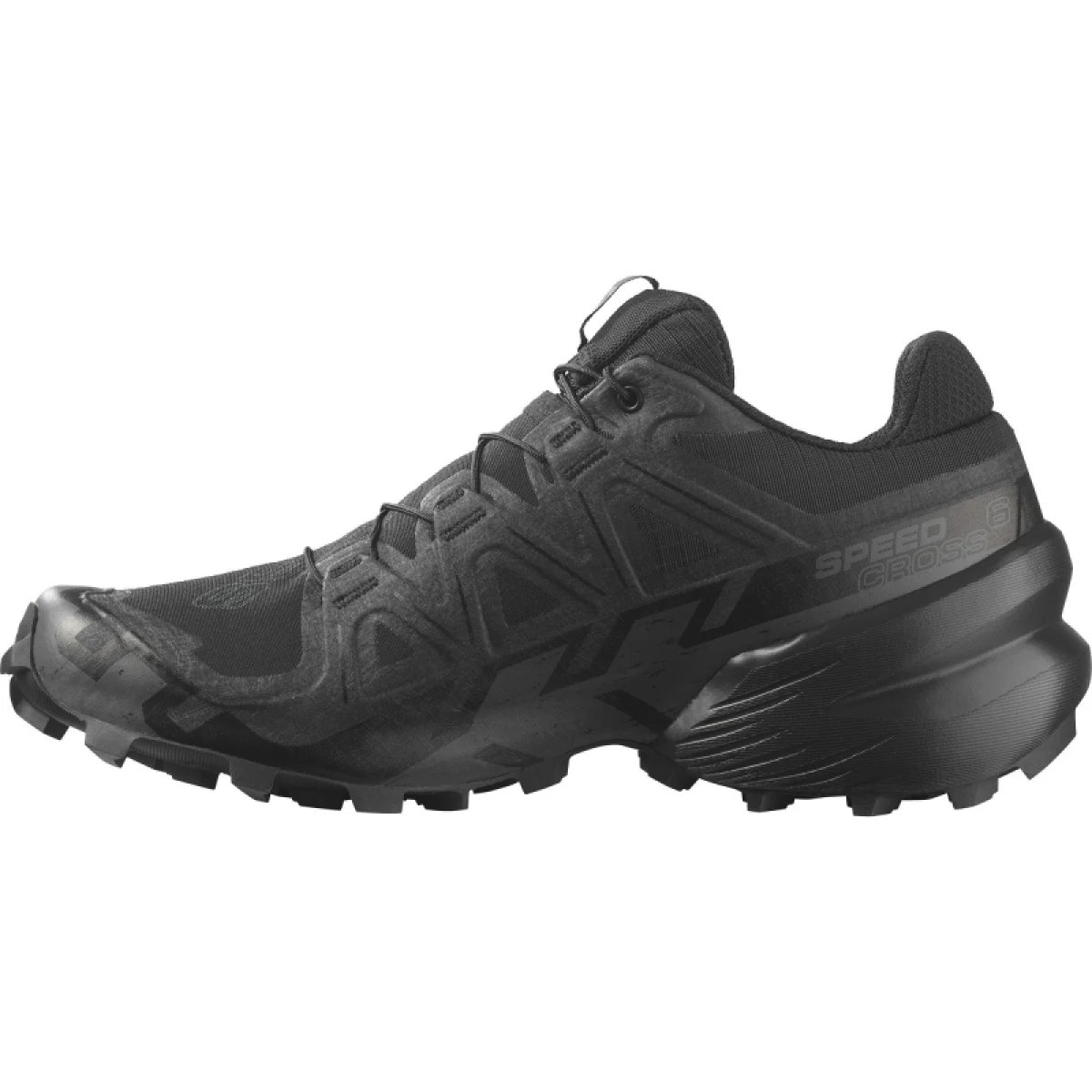 Dámska bežecká trailová obuv SALOMON Speedcross 6 W black black phantom · záber 3