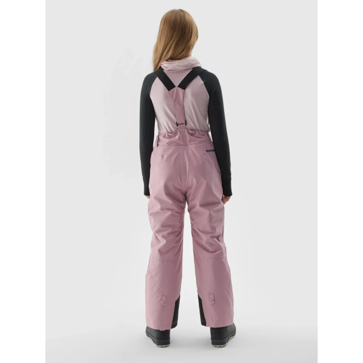 Dievčenské lyžiarske nohavice 4F JUNIOR TROUSERS FNK-JAW23TFTRF353-53S-DARK PINK · záber 4