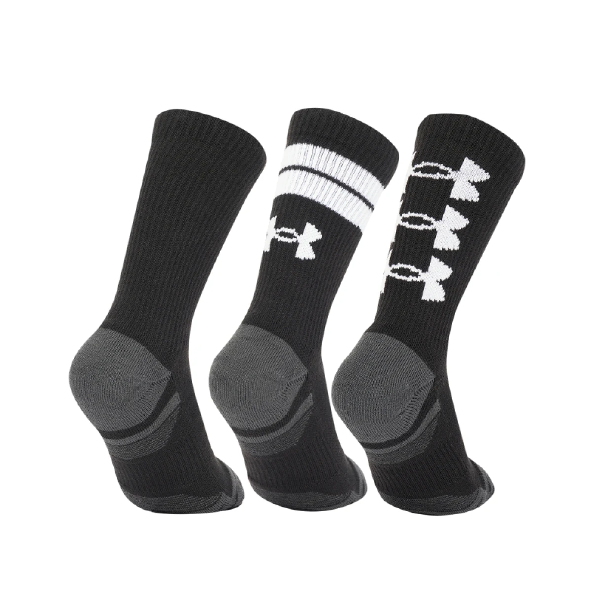 Ponožky UNDER ARMOUR 3 PACK-UA Perf Tech Nov Crew-BLK · záber 2