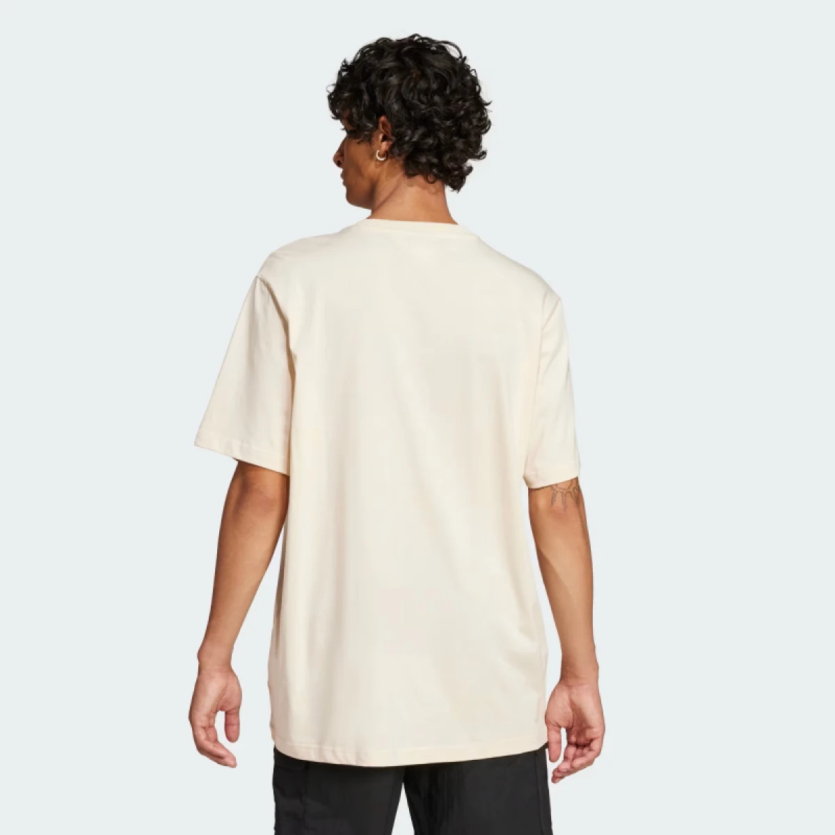 Pánske tričko s krátkym rukávom ADIDAS ORIGINALS SKELETON TR TEE-JN4559-Beige · záber 3