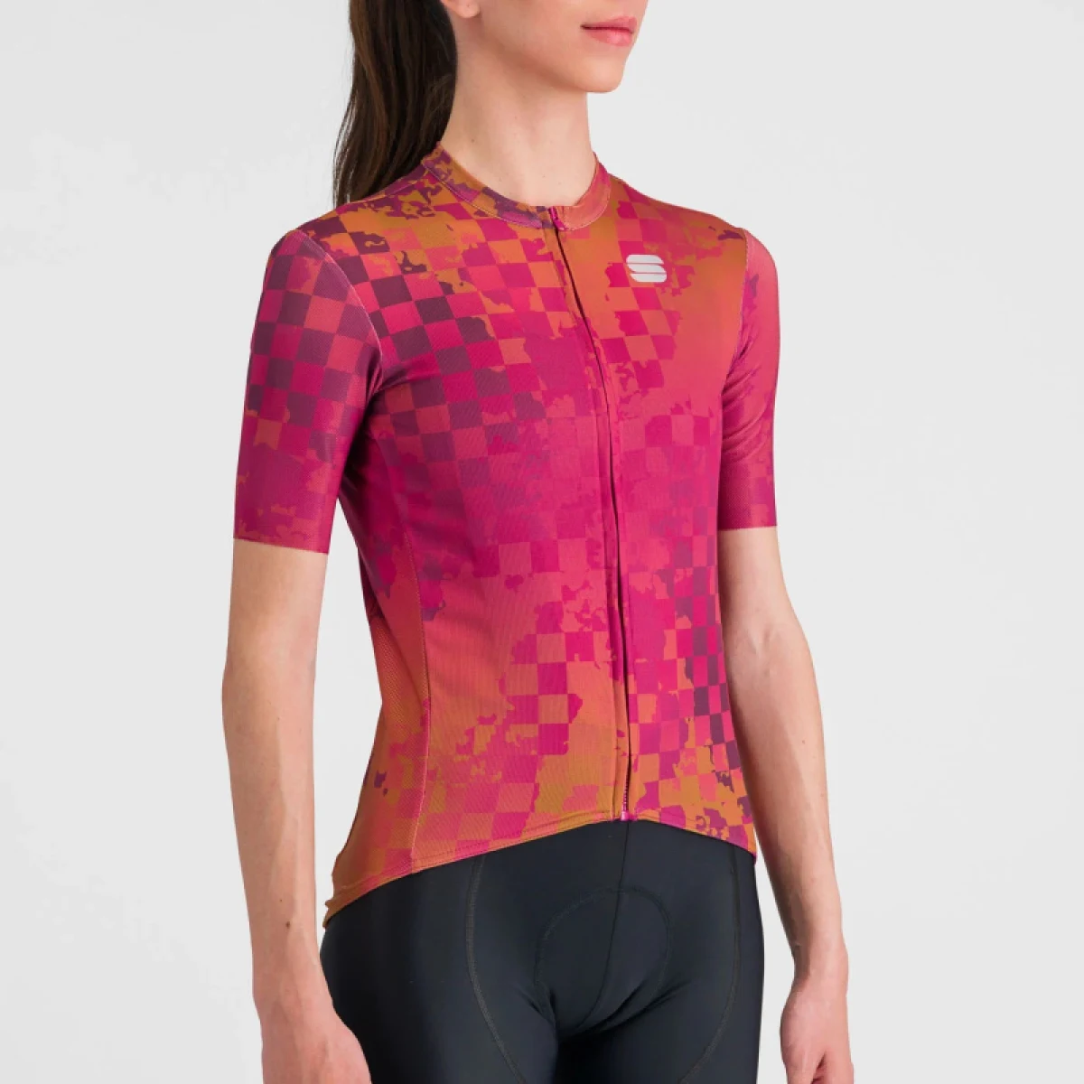 Dámsky cyklistický dres s krátkym rukávom SPORTFUL Rocket w jersey, cyclamen liquorice · záber 4