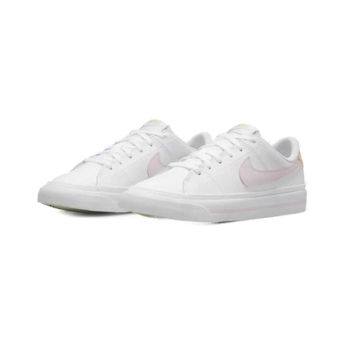 Dievčenská vychádzková obuv NIKE Court Legacy white pink foam honeydew · záber 4
