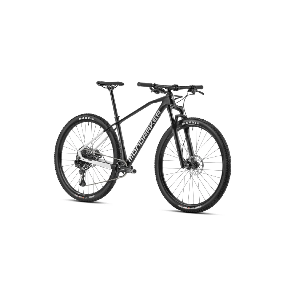 Horský bicykel MONDRAKER Chrono Carbon, carbon dirty white · záber 2