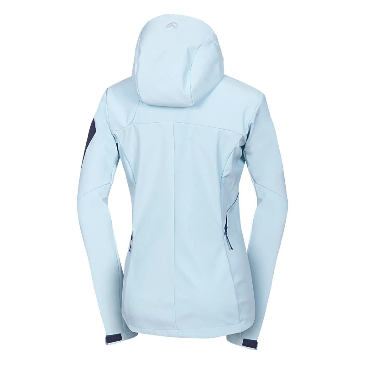 Dámska turistická softshellová bunda NORTHFINDER ANGIE-368skyblue · záber 5