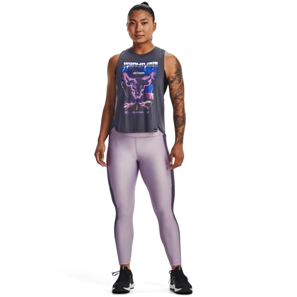 Dámske legíny UNDER ARMOUR PROJECT ROCK UA PROJECT ROCK HG Ankle Lg-PPL · záber 4